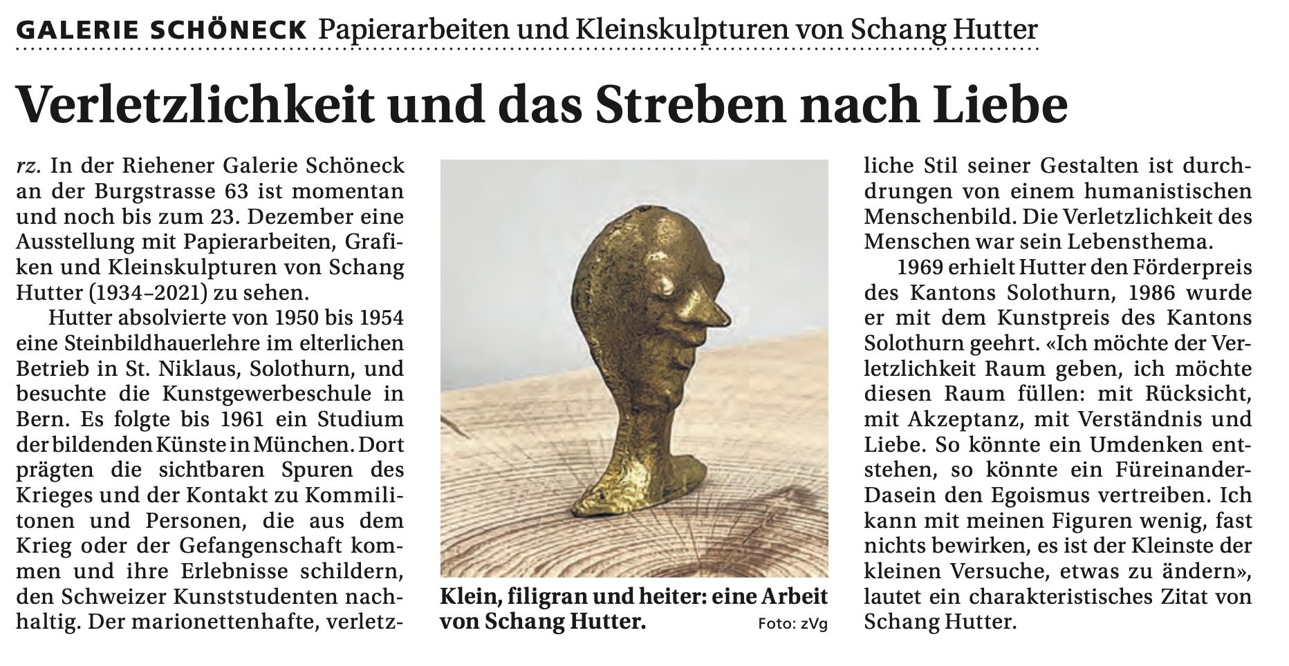 Abbildung/Fotografie: Galerie Schöneck